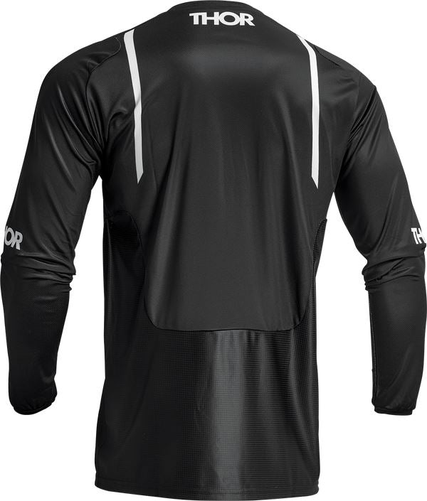 THOR Pulse Mono MX Motorcross Jersey Black/White 2023 Model