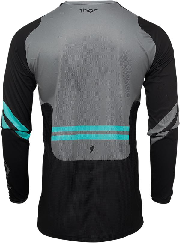THOR Pulse Cube MX Motorcross Jersey Black/Mint 2023 Model