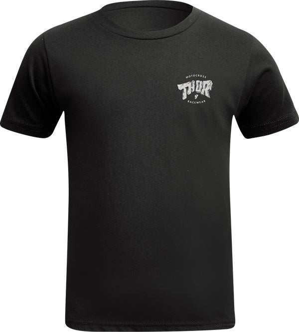 THOR Youth Stone MX Motorcross T-Shirt Black 2023 Model
