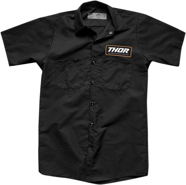 THOR Standard Work MX Motorcross Shirt Black 2023 Model