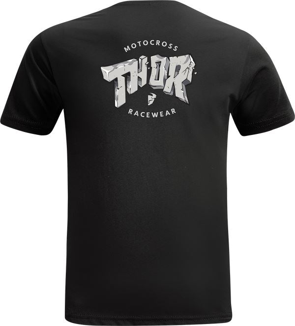 THOR Youth Stone MX Motorcross T-Shirt Black 2023 Model