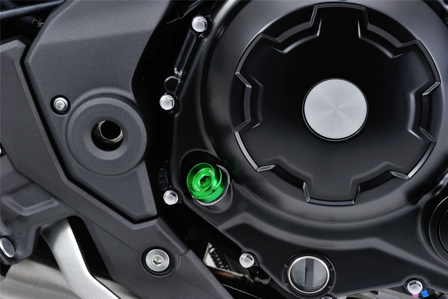 Daytona Bullet Oil Filler Cap M20xP2.5 Green Aluminum with O-ring Easy Open 98402