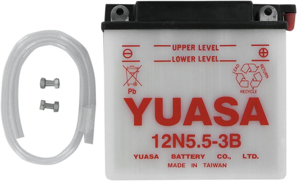 Yuasa Conventional Battery For Vespa PX 125 1970-2017 12N5.5-3B(DC)