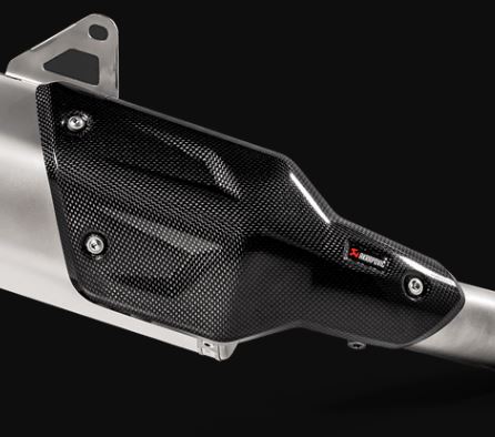 Akrapovic Heat Shield CF Black For Kawasaki KLZ 1000 19-24 P-HSK10SO3/1