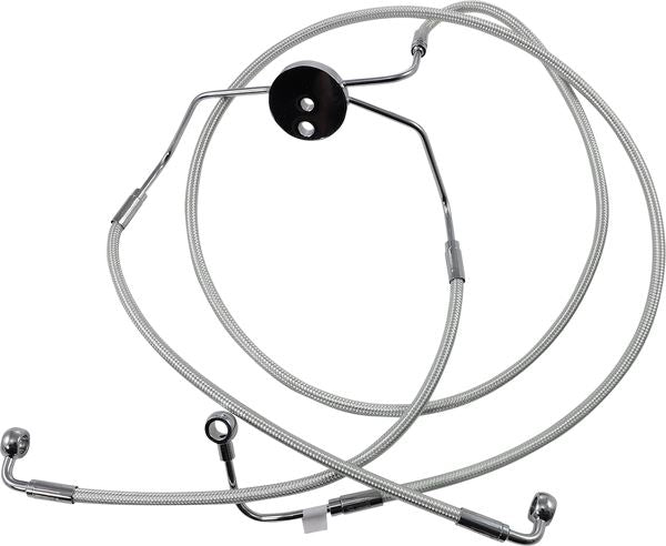 Magnum Shielding Front Lower Brake Line Kit For Harley FLHR 1690 2008-2013 37010