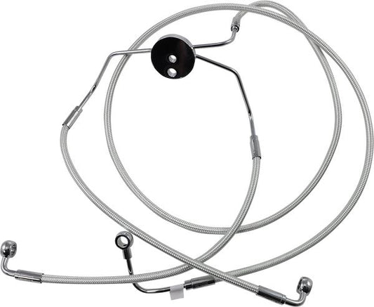 Magnum Shielding Front Lower Brake Line Kit For Harley FLHR 1690 2008-2013 37010