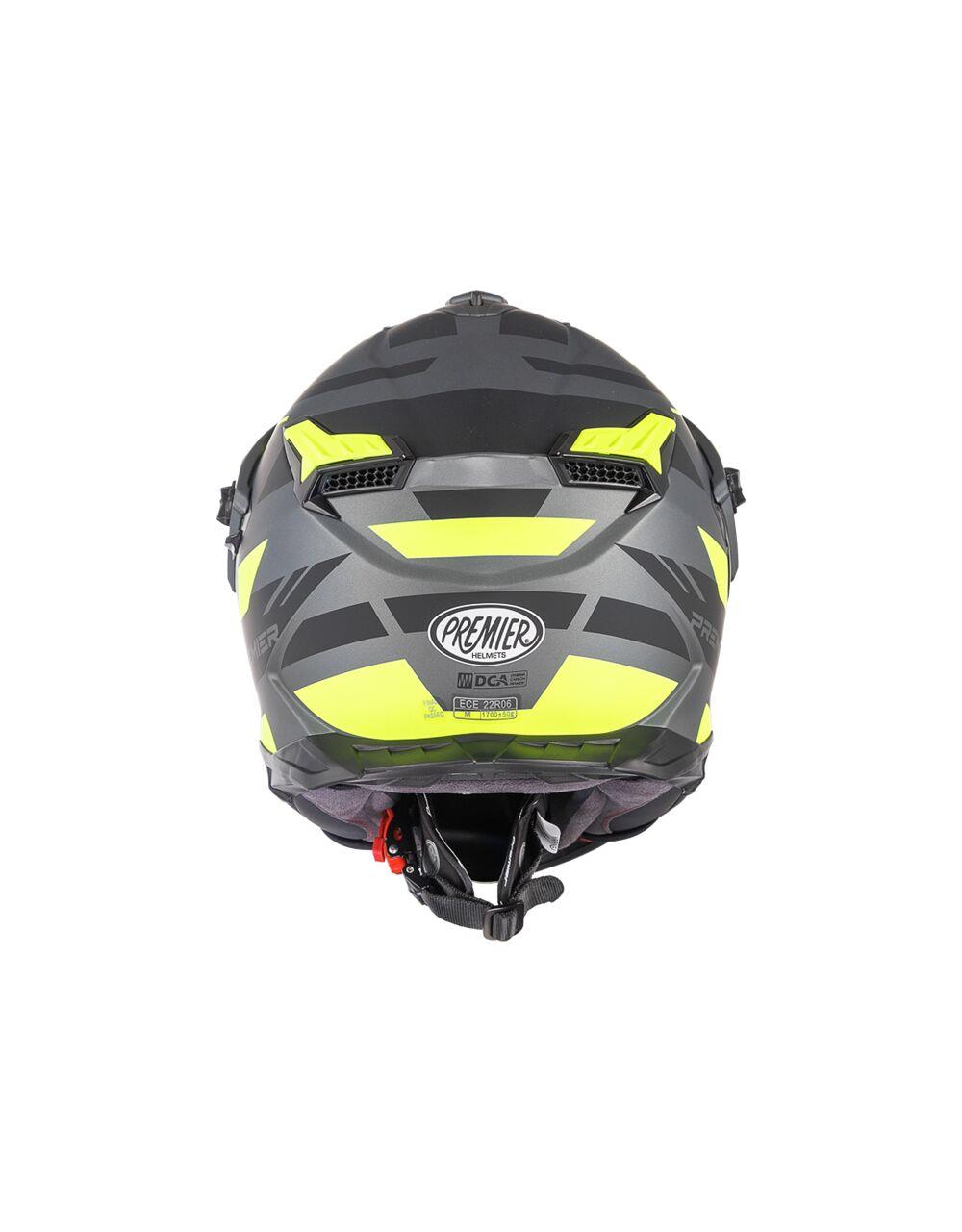 PREMIER HELMETS Discovery Black Motorcycle Helmet