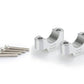 Puig 20mm Handlebar Risers For 32mm Bars Silver 7564H