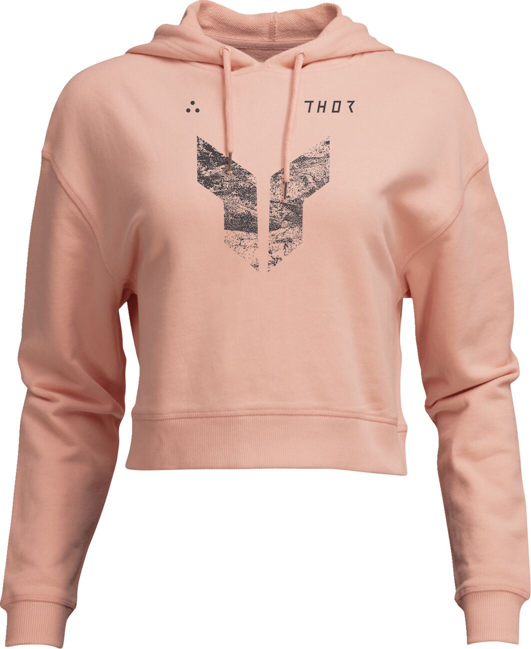 THOR Women's Iconic Pullover Crop Hoodie PINK 2025 Model