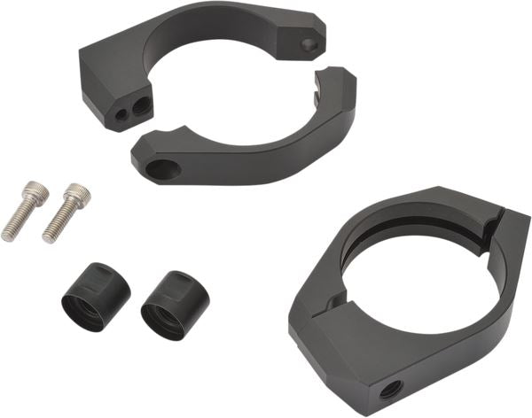 Daytona 48mm Fork Clamp CNC Aluminum ECE Approved Black Mounting Bracket 89860