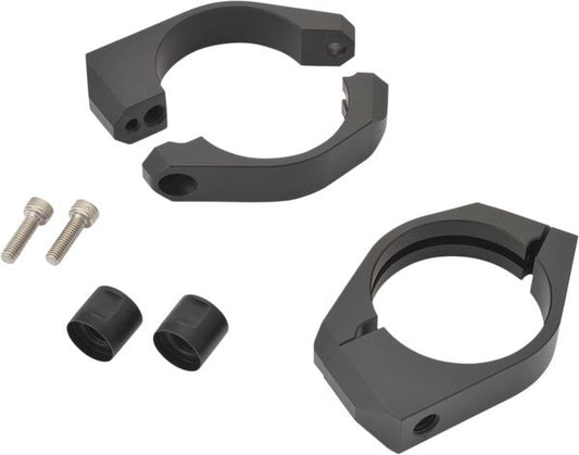 Daytona 48mm Fork Clamp CNC Aluminum ECE Approved Black Mounting Bracket 89860