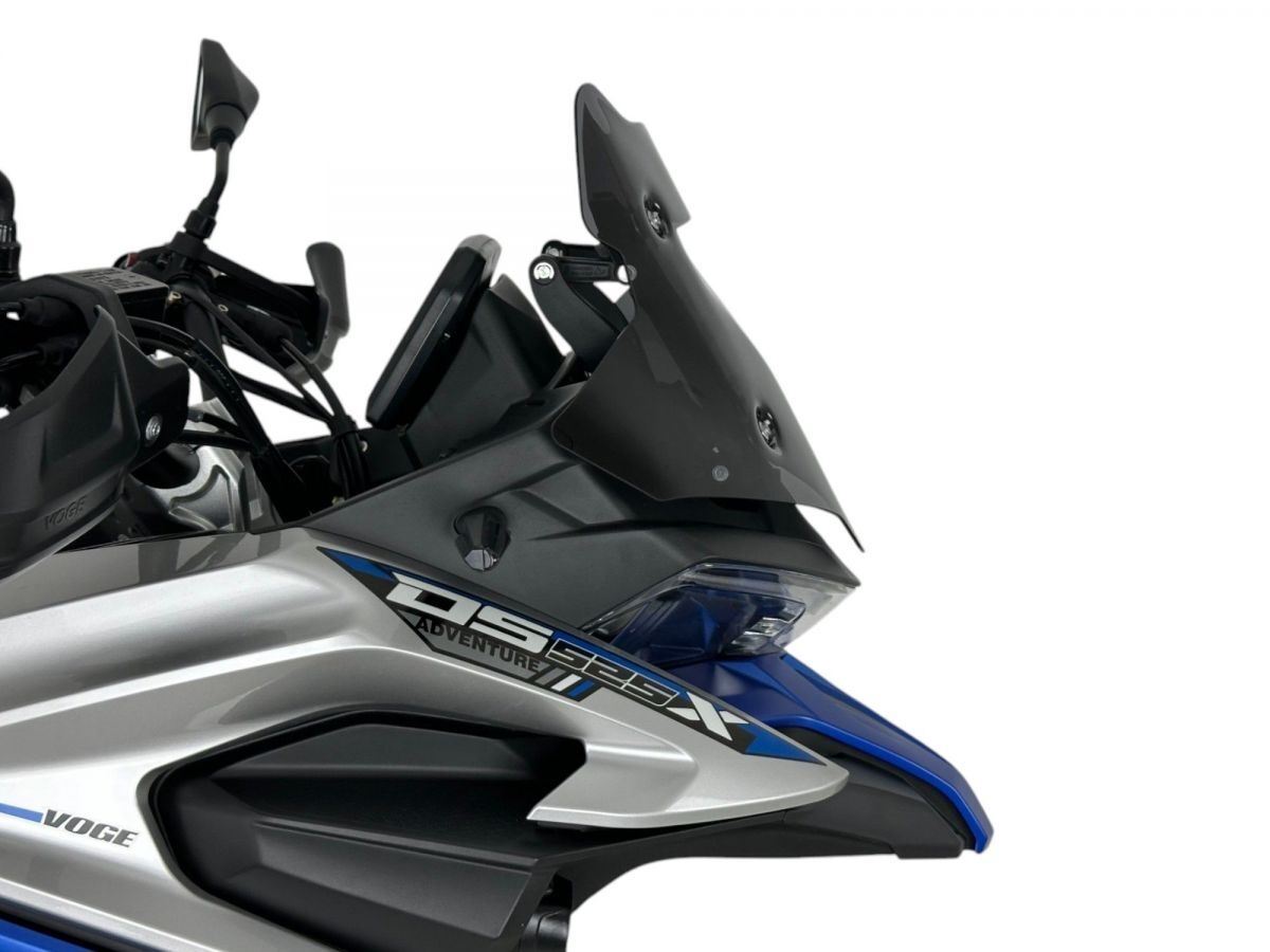 WRS Windscreen Enduro For Voge Adventure 525 DSX ABS 2024 Dark Smoke 3mm VO003FS