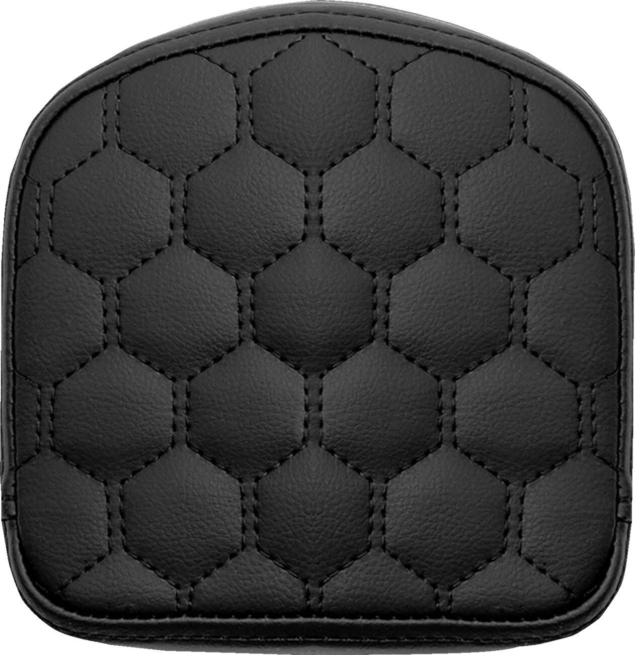 Saddlemen Roadsofa Sissy Bar Pad Black Honeycomb Stitching 040849
