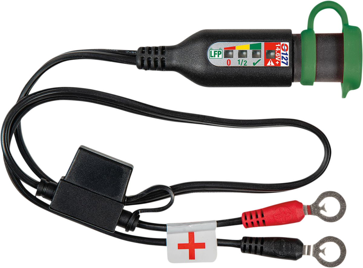 Optimate  Battery Cord Eye With Test for 12.8v to 13.2v Lithium Batteries O127 SAE