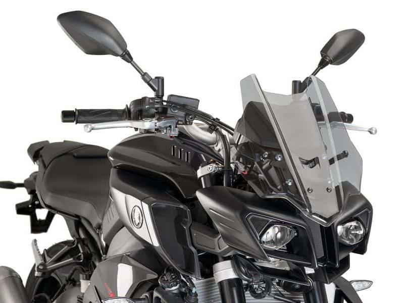 PUIG Touring Screen Light Smoke for Yamaha MT-10/MT-10 SP 16-21 8917H