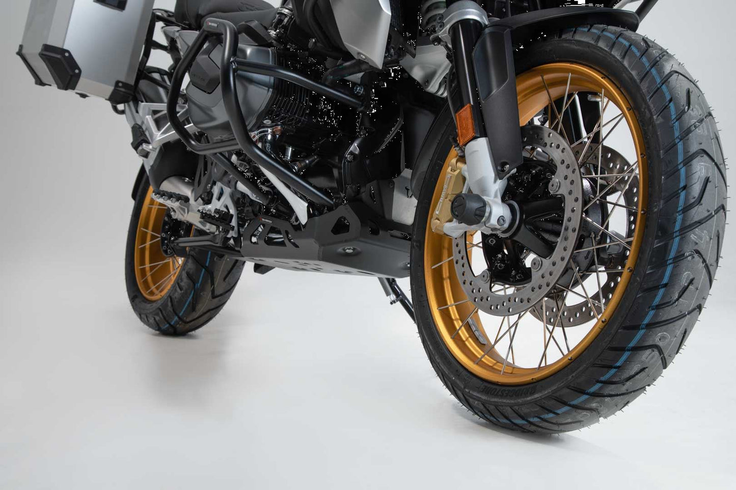 SW MOTECH Sump Guard Aluminum Black [SW MOTECH] Bmw R 1250 Gs Adventure 2019-2023 Mss.07.904.10002/B