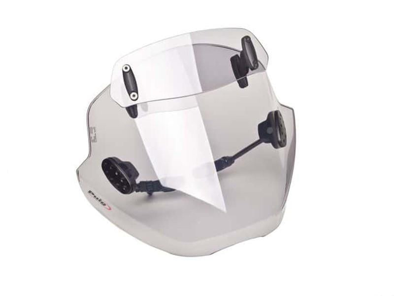 PUIG Trend Screen w/ Extender Light Smoke for Yamaha MT-07/MT-09/MT-10 14-24 6893H