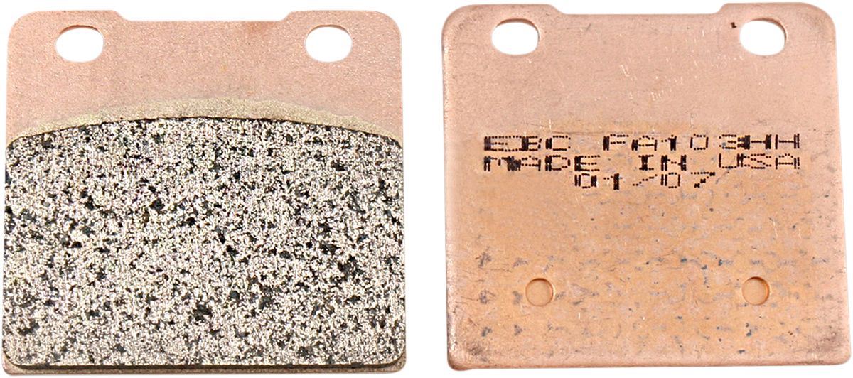 Ebc Sintered "HH" Brake Pads For Suzuki GSX 400 1984-2008 Copper Alloy FA103HH