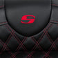 Saddlemen Roadsofa Lattice Stitch Leather Seat Without Backrest For Harley Davidson FLHXS 1868 ABS 08-23 808-07B-182B4