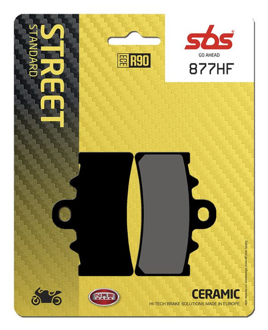 Sbs HF Street Ceramic Organic Brake Pads For KTM Adventure 390 2011-2024 877HF