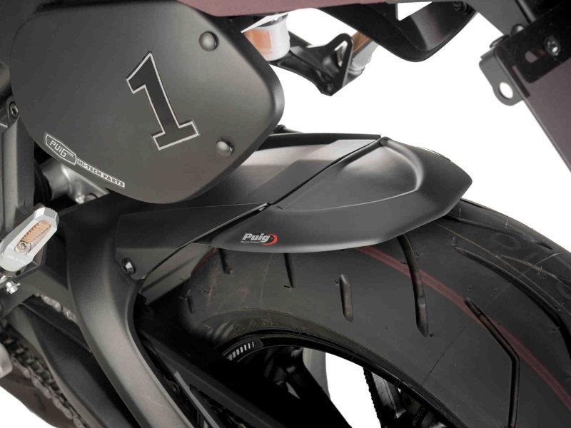 PUIG Rear Mudguard Extender Matt Black for Yamaha MT-09/SP/SportTracker/StreetRally/Tracer 13-20 9910J