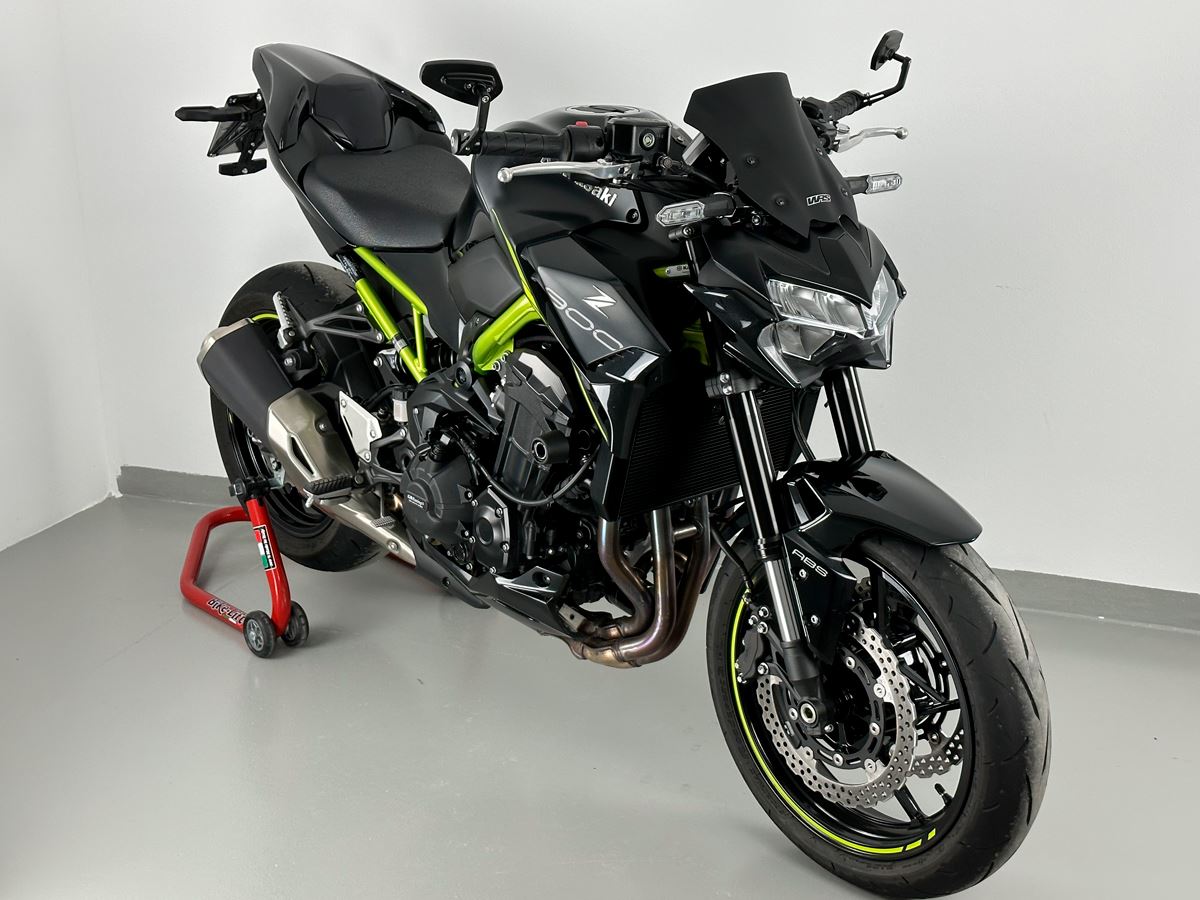 WRS Windscreen Kawasaki Sport Z900 Matt Black Ka013no