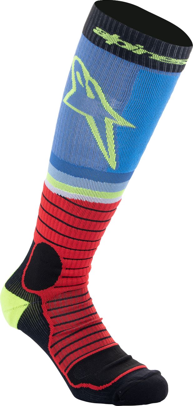 Alpinestars Mx Pro Socks Blue Red Black