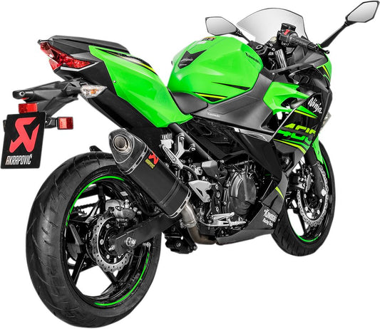Akrapovic Slip-On Line Muffler CF For Kawasaki Ninja 400 18-24 S-K4SO6-APC