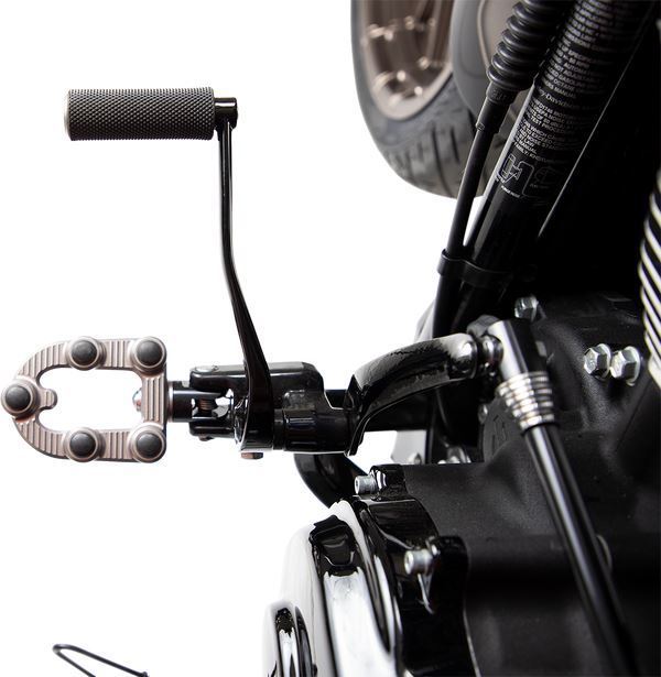 Arlen Ness Splined Peg Mount Black Aluminum For HD RA 1250 18-24 07-991