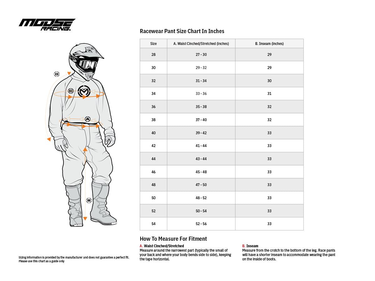 Moose Racing Trousers Qualifier Orange/Blue 24 Model