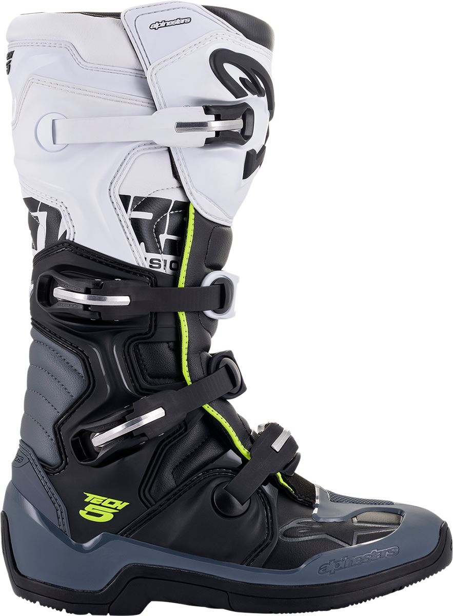 Alpinestars Tech 5 Boots Black Yellow Green White