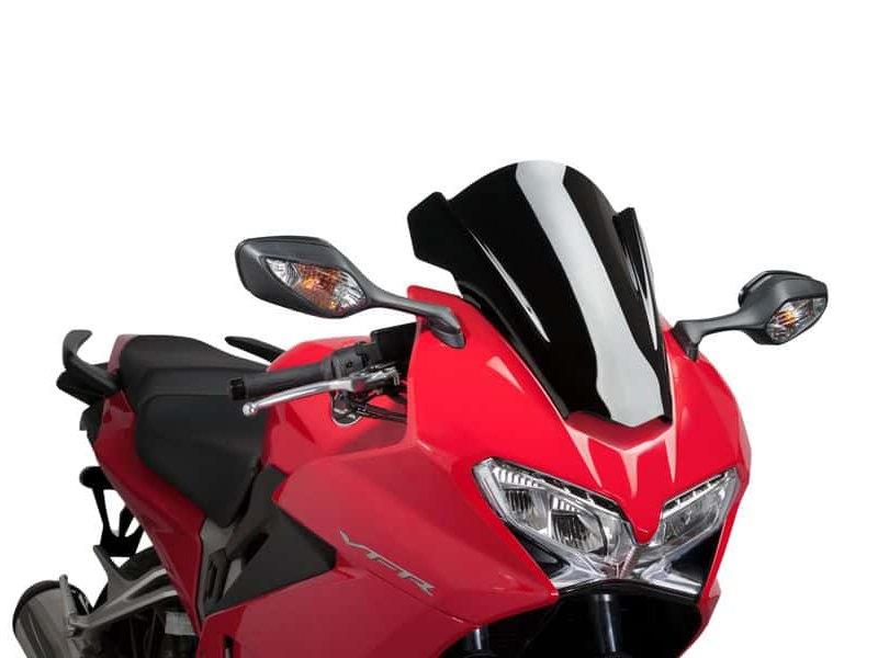 PUIG Z-Racing Screen Black for Honda VFR 800 F 14-20 7598N