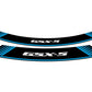 Puig Wheel Rim Stickers Blue 9262P