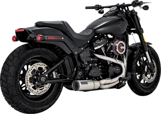 Vance & Hines 2-into-1 Hi-Output Short Exhaust System For HD FXLRS 1923 18-24 27331