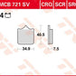 Trw SV Series Sindered Brake Pads For Benelli TRK 702 2000-2026 MCB721SV
