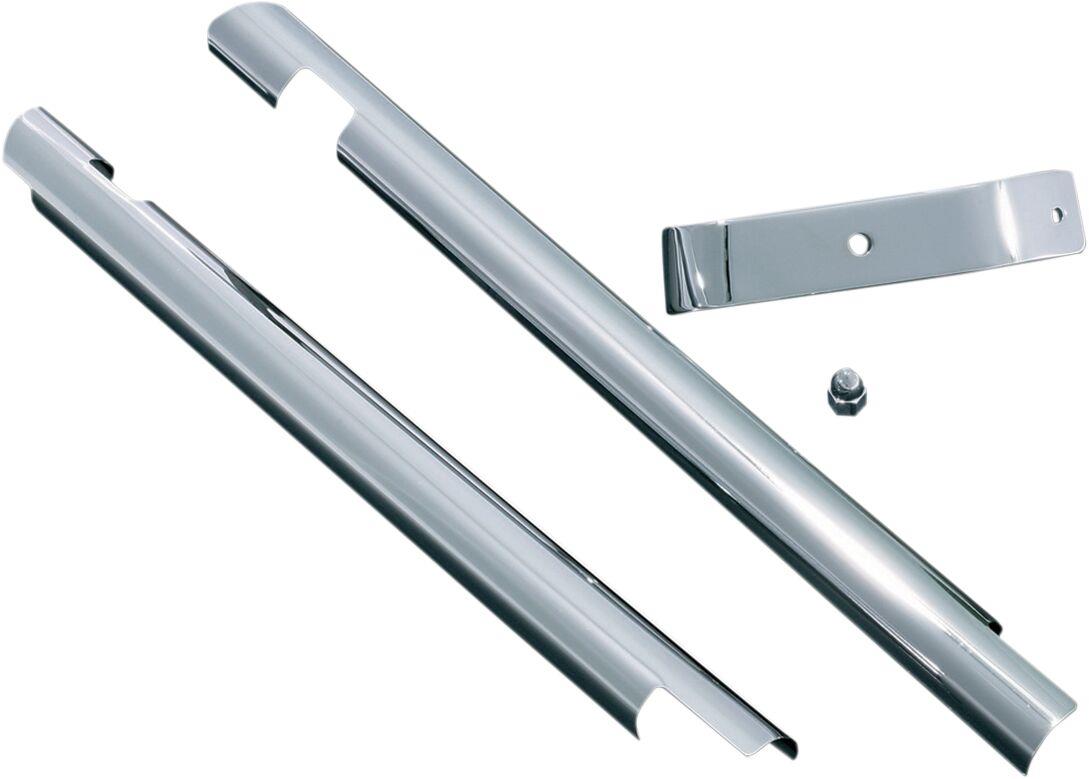 Kuryakyn Down Tube Covers For Harley Davidson FLST 1450 2000-2006 Chrome KUR7853