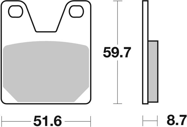 Sbs RQ Road Racing Carbon Tech Brake Pad For Yamaha YZF-R7 1998-2022 733RQ