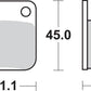 Sbs SI Offroad Sintered Brake Pads For Yamaha YFM 450 FX 4X4 1981-2025 536SI