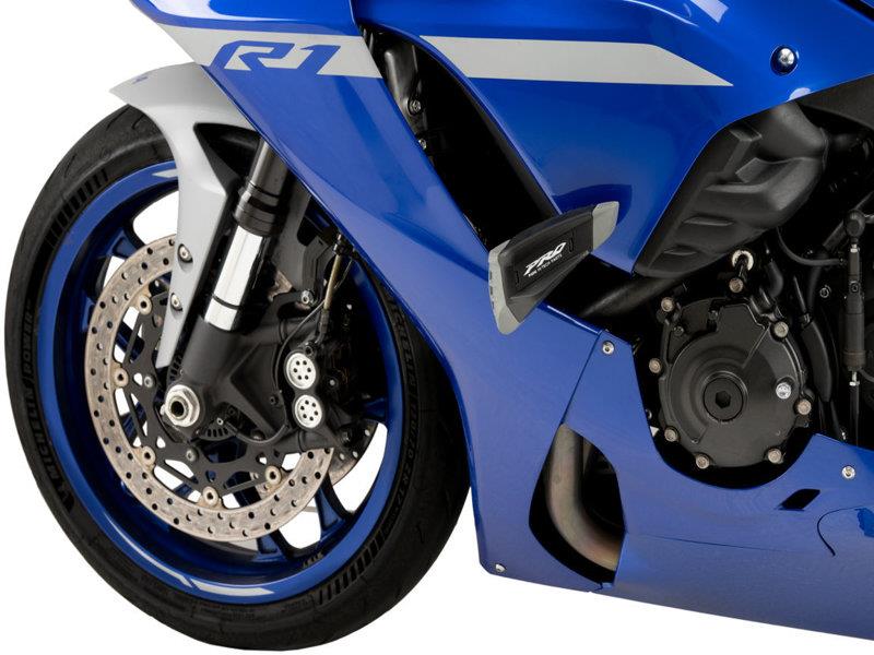 PUIG Pro 2.0 Frame Sliders Black for Yamaha YZF R1/M/Race 15-24 21544N