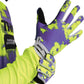 THOR Launchmode Bleach Gloves Yellow/Purple/Black