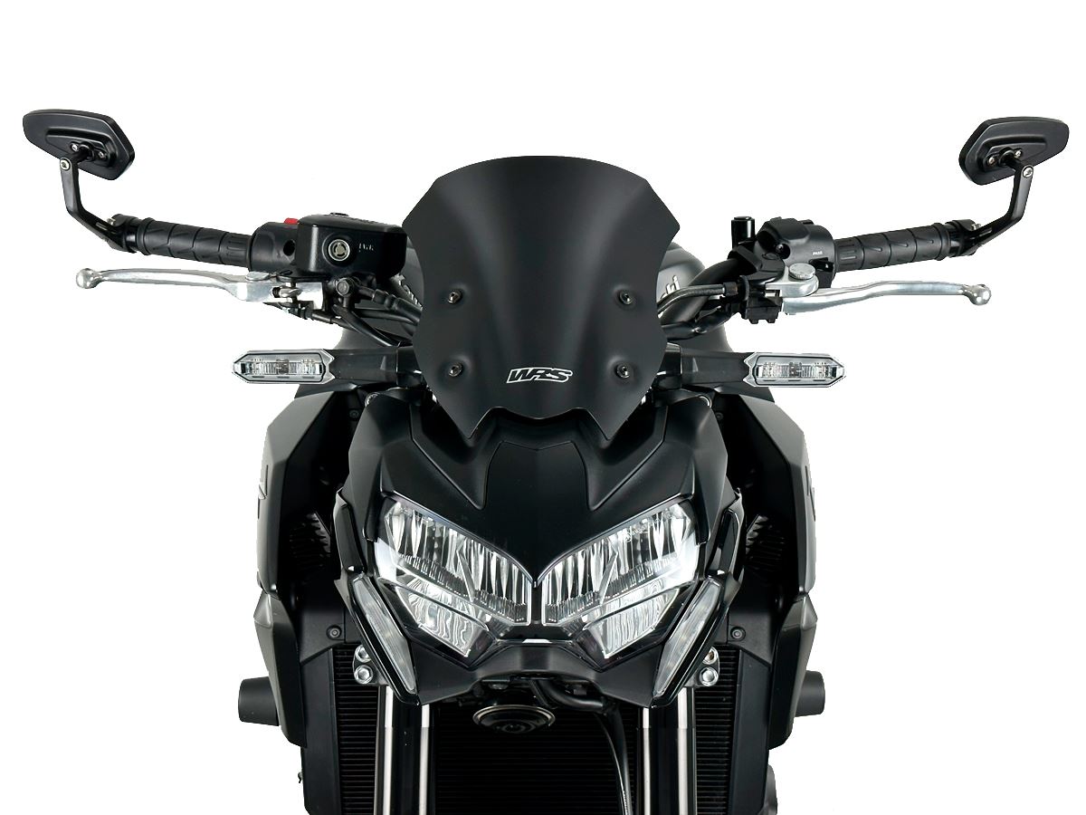 WRS Windscreen Kawasaki Sport Z900 Matt Black Ka013no