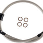 Moose Offroad Braided Brake Line For Suzuki RM-Z 250 2018-2025 S01-2-037/P-CL