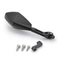 Daytona Black Right Side View D-MIRROR-12 Stem Set ECE-Approved Mirror 80722