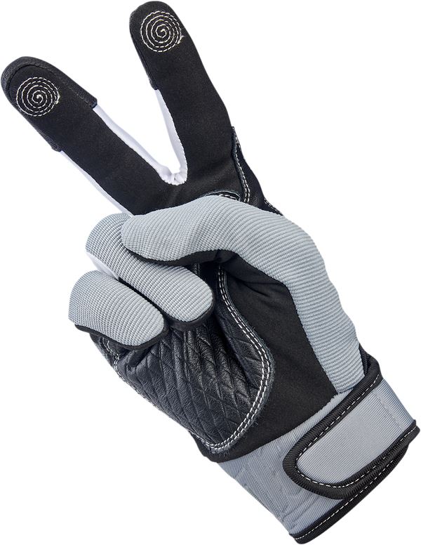 Biltwell Motorcycle Gloves Baja Gray/Black