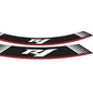 PUIG Wheel Rim Stickers Silver for Yamaha YZF R1/M/Race 99-24 5529P