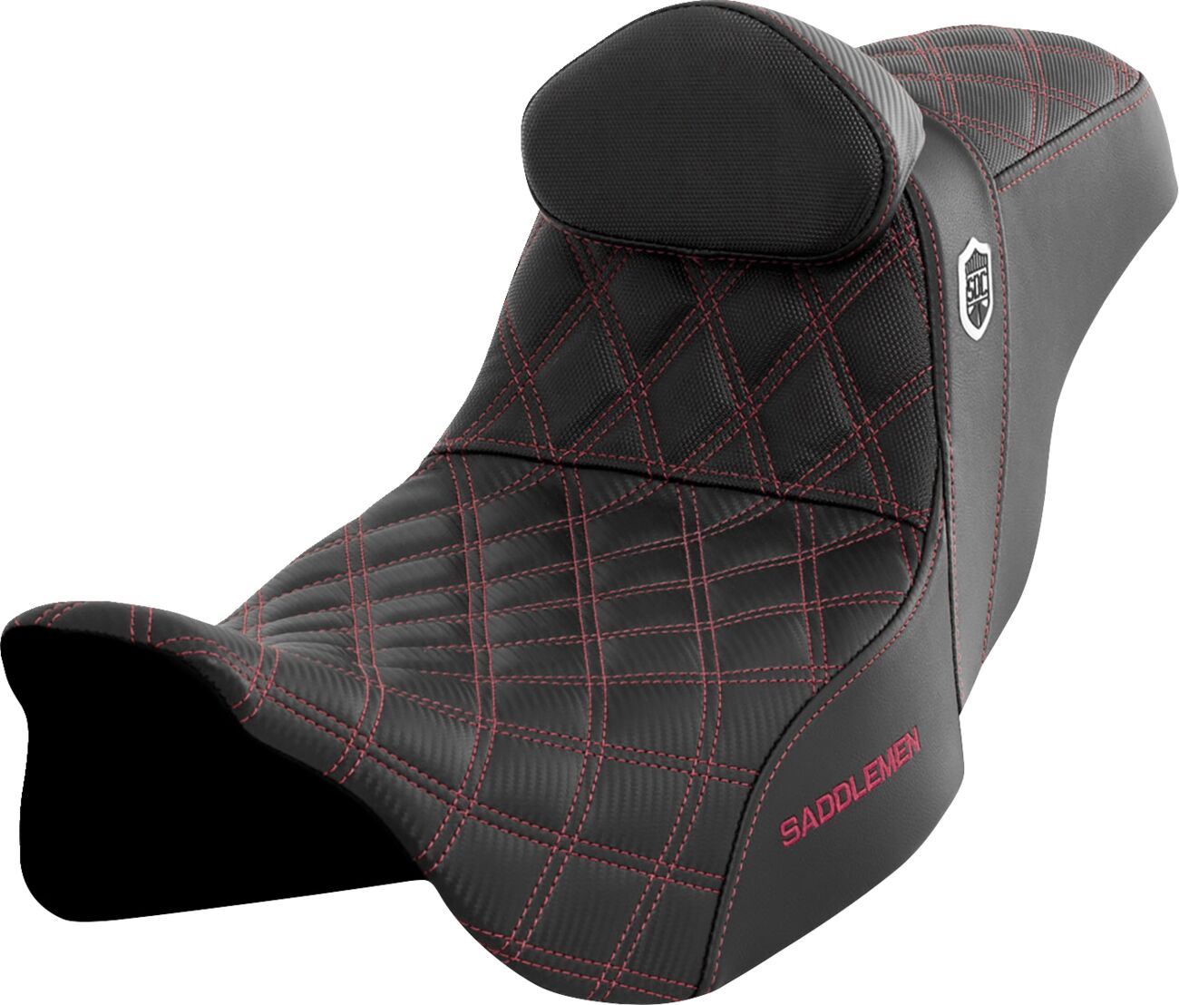 Saddlemen Pro Series SDC Backrest Grip Seat For HD FLHXS 1868 08-23 SC80807WINRT