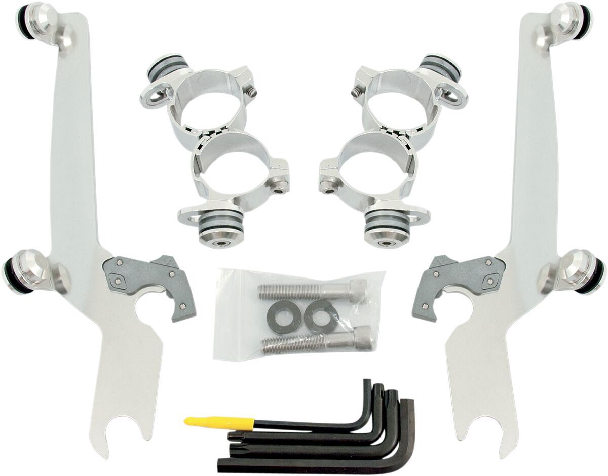 Memphis Shades Sportshield Trigger-Lock Complete Mount Kit For Harley Davidson XL 1200 X ABS 10-15 MEK1985