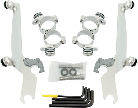 Memphis Shades Sportshield Trigger-Lock Complete Mount Kit For Harley Davidson XL 1200 X ABS 10-15 MEK1985