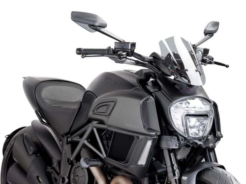 Puig New Generation Adjustable Sport Screen Light Smoke 21262F