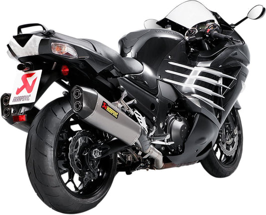 Akrapovic Slip-On Line Muffler TI/CF For Kawasaki ZX-14 R 1400 12-24 S-K14SO6-HZAAT